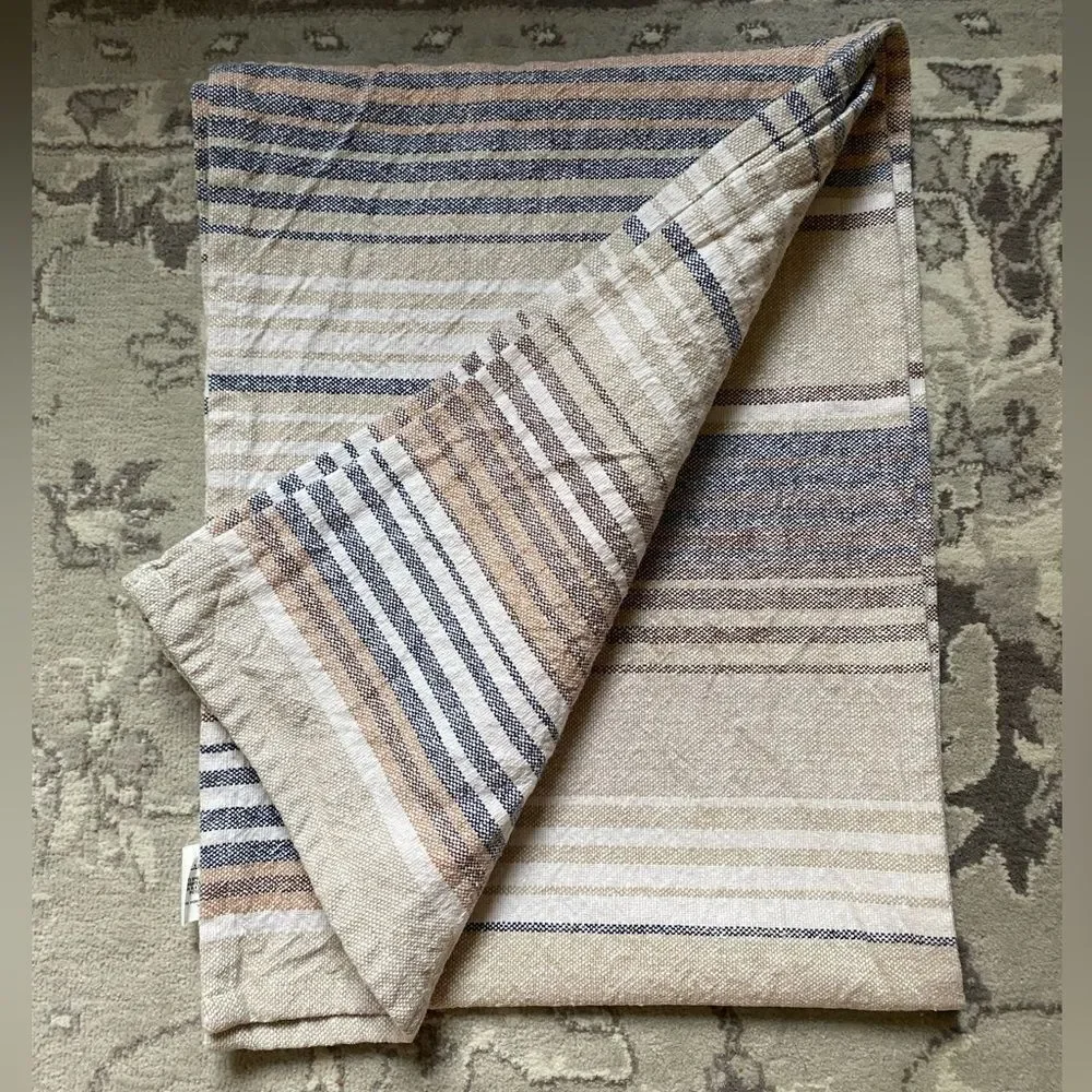 Yellowstone Rustic Striped Cotton Table Runner